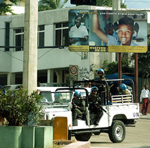 `Bem-vindo ao Haiti, rebelde`